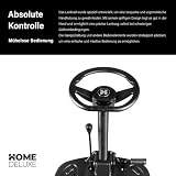 Home Deluxe – Benzin Aufsitzrasenmäher – Reaper Schwarz – Motorleistung: 4,5 kW (6,5 PS) – 150 Liter Auffangkorb – 61 cm Schnittbreite und höhenverstellbar – Inkl. komplettem Zubehör - 7
